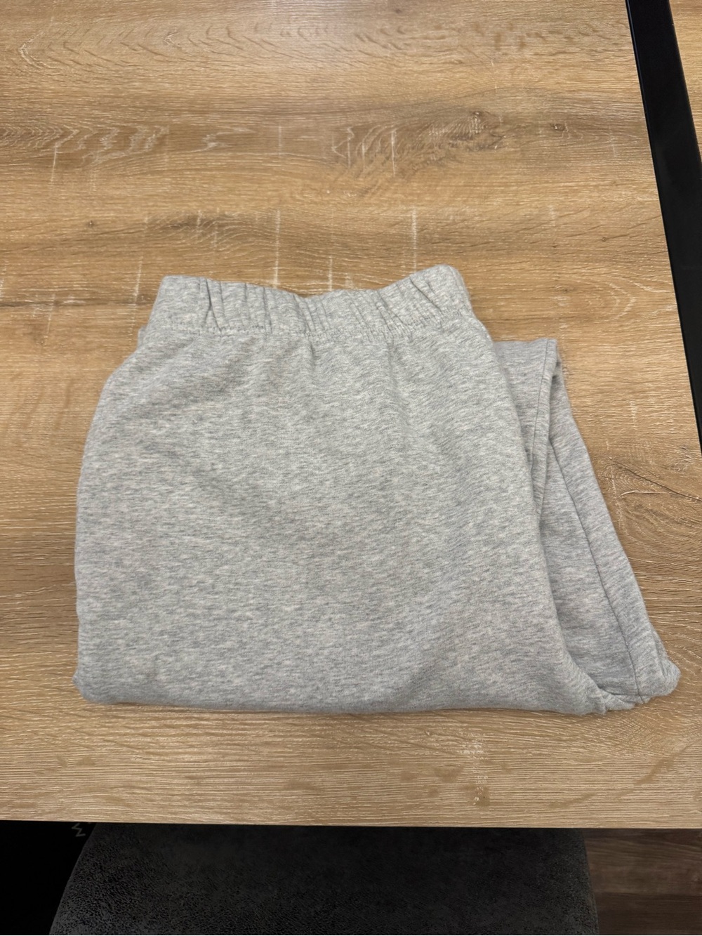 Aeropostale Gray Elastic-Waist Track Joggers